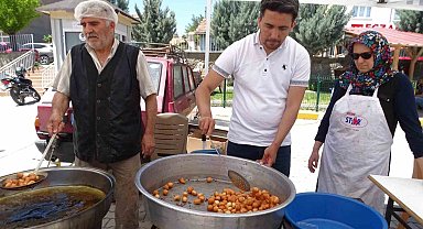 Hisarcık İlçe Devlet Hastanesi'nde geleneksel lokma hayrı