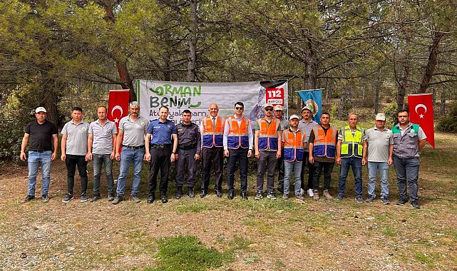 Hisarcık'ta orman yangınlarına karşı "Orman Benim" kampanyası