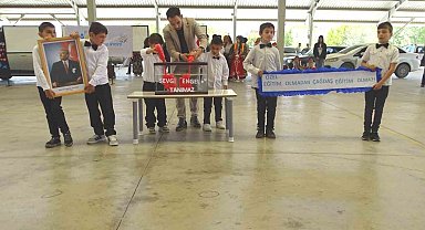 Hisarcık'ta özel öğrencilerin gösterileri büyük ilgi gördü