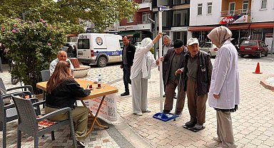 Hisarcık'ta "Kilo kontrolü" uygulaması