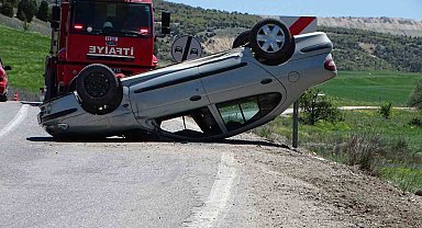 Hisarcık'ta trafik kazası: 1 yaralı