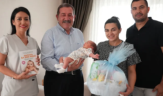 Hoş geldin bebek projesi ile ailenin yeni üyeleri evlerinde ziyaret ediliyor
