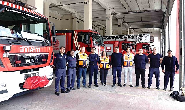 İDA-SAR'dan Edremit İtfaiyesi'ne ziyaret