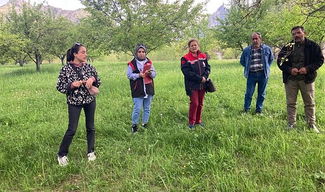 Iğdır'da meyve bahçelerinde hastalık ve zararlılarla mücadele toplantısı gerçekleştirildi
