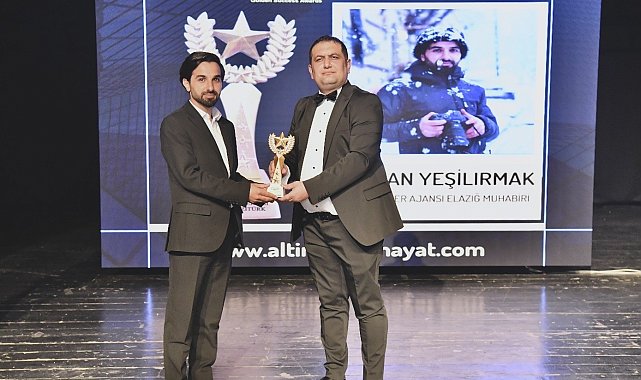 İHA'ya "Yılın En İyi Erkek Haber Muhabiri" ödülü