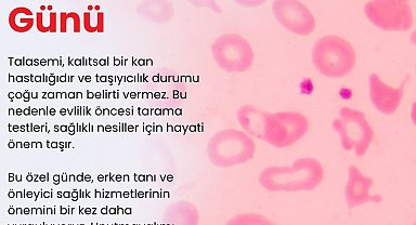 İl Sağlık Müdürü Bildirici 'Talasemi' hakkında bilgilendirdi