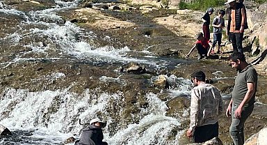 İnci kefalinin göçü yerli ve yabancı turistlerin ilgi odağı oldu