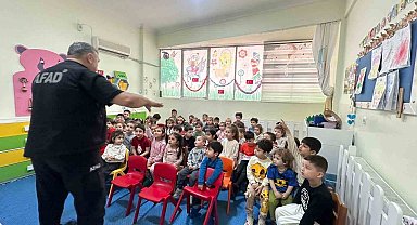İncirliova'da miniklere yangın ve afet eğitimi