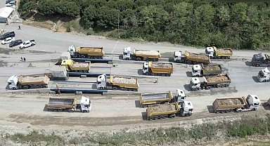 İstanbul'da hafriyat döküm sahası sayısının 1'e düşmesi kilometrelerce kuyruğa neden oldu