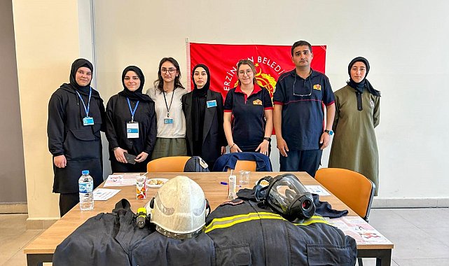 İtfaiyecilik mesleği öğrencilere anlatıldı