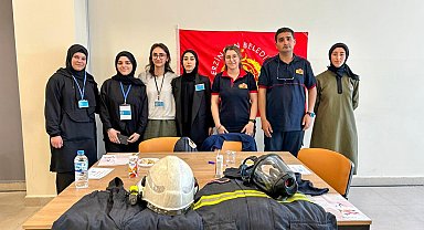 İtfaiyecilik mesleği öğrencilere anlatıldı