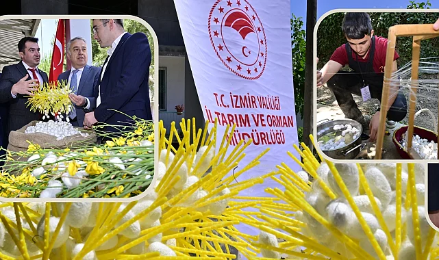 İzmir Beydağ'da Koza Hasat Festivali coşkuyla kutlandı!