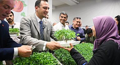 İzmir Bornova'da kırsala yeşil destek