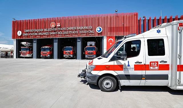 İzmir Çiğli'de itfaiyeye modern istasyon