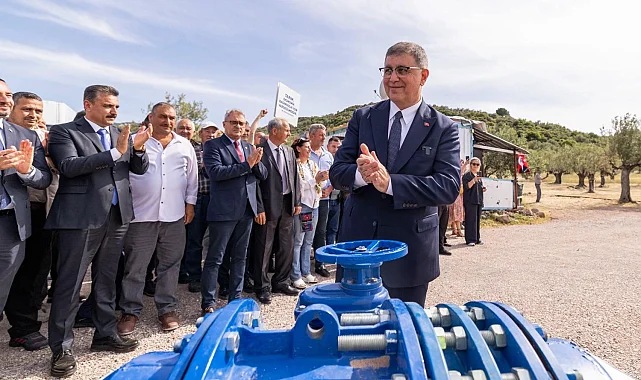 İzmir Dikili'de çiftçiye can suyu