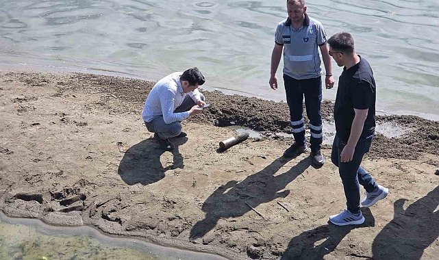 İznik Gölü sahilinde ikinci top mermisi