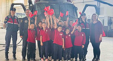 Jandarma öğrencileri ağırladı