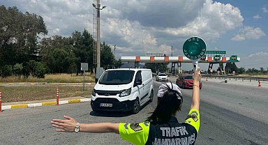 Janndarmadan bayram öncesi yol denetimi