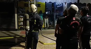 Kahramanmaraş'ta iş yeri yangını