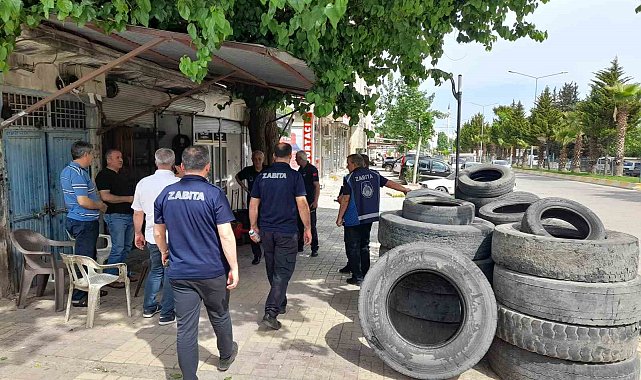 Kahta Belediyesi'nden kaldırım işgallerine karşı sıkı denetim