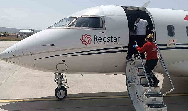 Kalp hastası bebek uçak ambulansla İstanbul'a sevk edildi