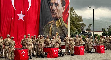 Kamuflaj giyen engelli gençler yemin etti