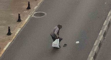 Karabük'te fırtına ve yağmur etkili oldu, yollar göle döndü