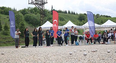 Karabük'te ilk kez düzenlenen Bocce Bölge Şampiyonası devam ediyor