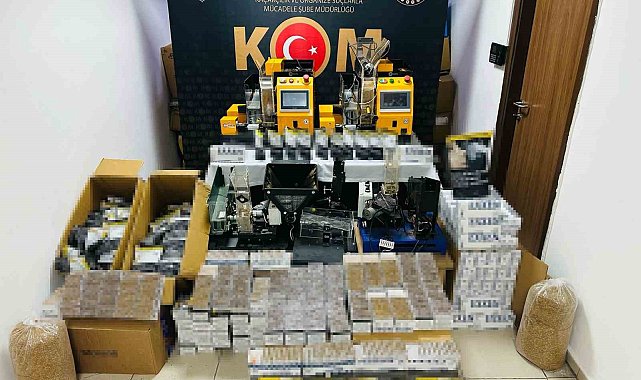 Karabük'te kaçak tütün operasyonunda 36 bin 660 adet makaron ele geçirildi
