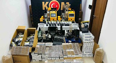 Karabük'te kaçak tütün operasyonunda 36 bin 660 adet makaron ele geçirildi