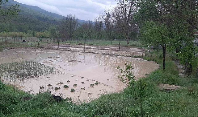 Karabük'te sağanak ve dolu etkili oldu