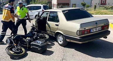 Karabük'te trafik kazalarında 2 kişi yaralandı