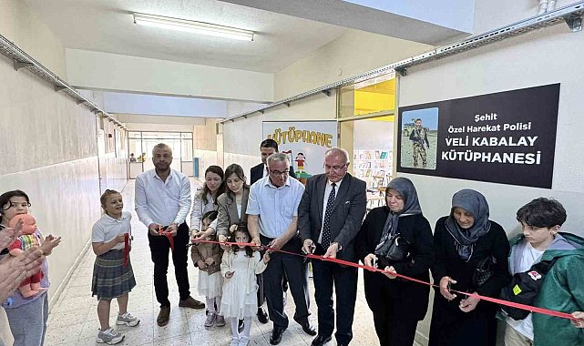 Karacasu'da Şehit Veli Kabalay Kütüphanesi açıldı