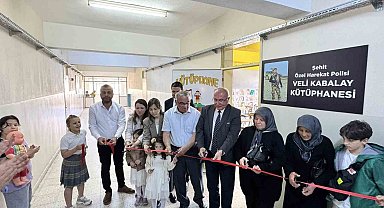 Karacasu'da Şehit Veli Kabalay Kütüphanesi açıldı