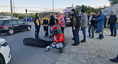 Karadeniz Ereğli'de tır ile çarpışan motosikletin sürücüsü hayatını kaybetti
