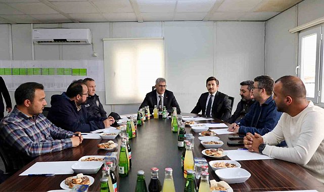 Karaman-Ulukışla Hızlı Tren Hattı'nda saha incelemesi