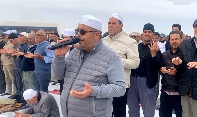 Karapınar'da yağmur duası yapıldı
