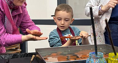 Karasu SGM'de çocuklar şenlikte gönüllerince eğlendi