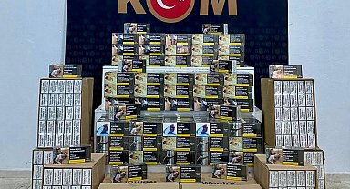 Kars'ta 130 bin boş makaron ele geçirildi