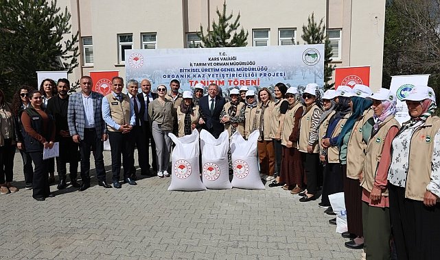 Kars'ta Organik Kaz Yetiştiriciliği Projesi başlatıldı