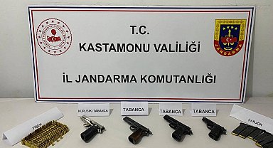 Kastamonu'da kaçak silah operasyonu: 1 gözaltı