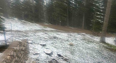 Kastamonu'da Mayıs ayının ortasında kar sürprizi