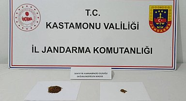 Kastamonu'da uyuşturucuyla yakalanan şahıs tutuklandı