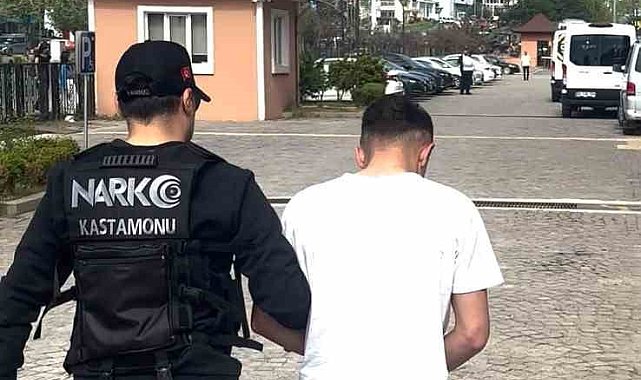 Kastamonu'da uyuşturucuyla yakalanan şahıs tutuklandı