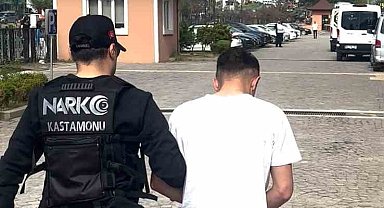 Kastamonu'da uyuşturucuyla yakalanan şahıs tutuklandı