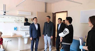 Kaymakam Bildirici'den eğitim ve sağlık kurumlarına ziyaret