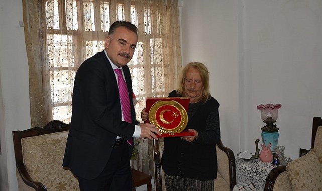 Kaymakam Odabaş'tan Hayırsever Kıyakoğlu'na vefa ziyareti