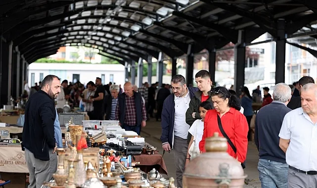 Kayseri Talas Antika Pazarı nostalji yaşattı