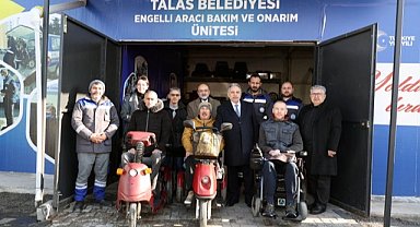 Kayseri Talas'ta engellilerin yüzünü güldüren tesis