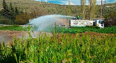 Kayseri Talas'ta haşerelere karşı erken önlem